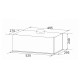 Витяжка кухонна GRANADO Palamos 1614-1200 black glass (GCH476411)