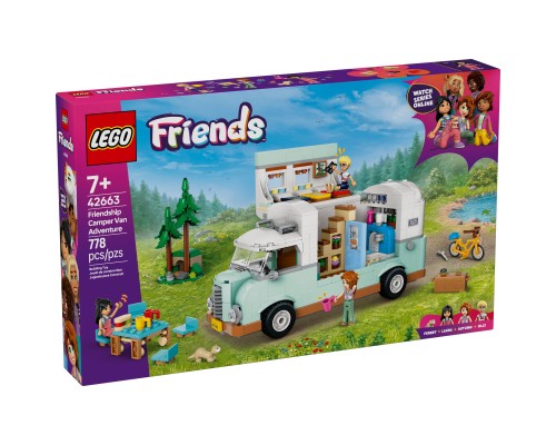 Конструктор LEGO Friends Пригоди на фургоні дружби (42663)
