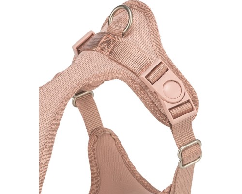 Шлея для собак Trixie Comfort М'яка XXS-XS 25-35 см 15 мм Світло-рожева (4053032679184)