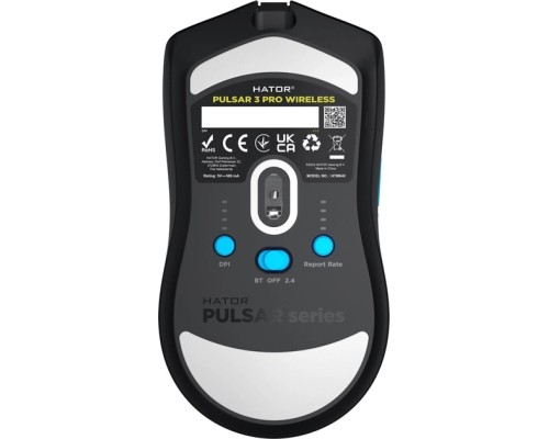 Мишка Hator Pulsar 3 Pro Wireless Black (HTM640)