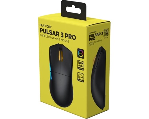 Мишка Hator Pulsar 3 Pro Wireless Black (HTM640)