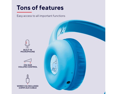 Навушники Trust Nouna Kids Wireless Blue (25275)