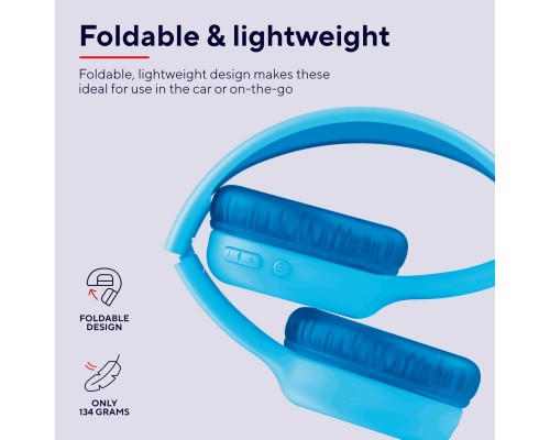 Навушники Trust Nouna Kids Wireless Blue (25275)