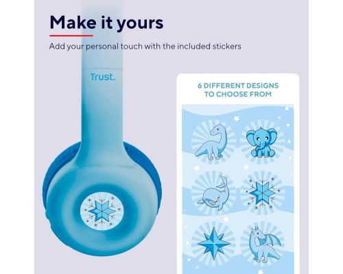 Навушники Trust Nouna Kids Wireless Blue (25275)