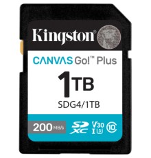 Карта пам'яті Kingston 1TB SDXC сlass 10 UHS-I U3 V30 Canvas Go Plus G4 (SDG4/1TB)