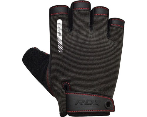Рукавички для фітнесу RDX T2 Half Red M (WGA-T2HR-M)