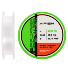 Флюорокарбон X-Fish FCoated 20m 0.14mm 2.3kg (1917.01.40)