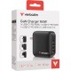 Зарядний пристрій Verbatim MiniGaN 165 W 4 ports (3xUSB-C/1xUSB-A) (32216)