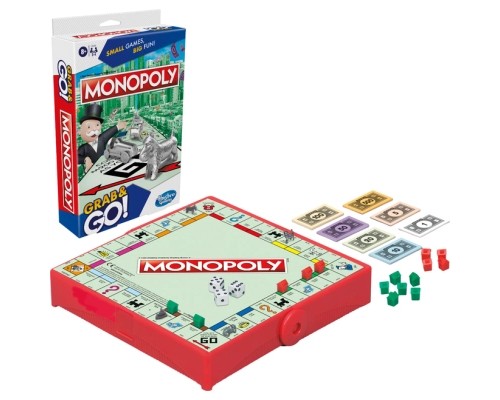 Настільна гра Hasbro дорожня Монополія (F8256)