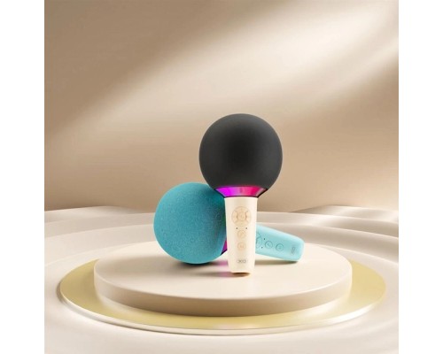 Мікрофон XO BE50 Bluetooth, AUX, LED Beige (BE50.beige)