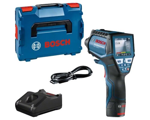Пірометр Bosch Professional GIS 1000C, -40град. до +1000град., .0.2град., IP54, 0.54кг, кейс (0.601.083.301)
