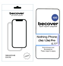 Скло захисне BeCover Nothing Phone / Pro 10D Black (713577)