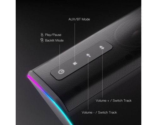 Акустична система Redragon Connie GS814 RGB Bluetooth Black (71987)