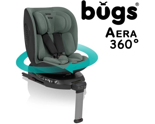 Автокрісло Bugs Aera 360 i-Size, ISOFIX, (036 кг) - Forest Pine (4823056520010)