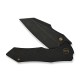Ніж Weknife High-Fin XL, Darkwash, чорний титан (WE24010-1)