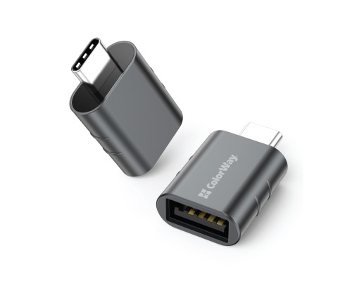Перехідник OTG USB 3.2 AF to USB-C ColorWay (CW-AD-AC3)