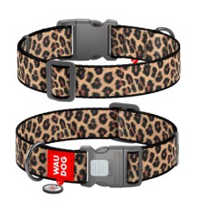 Нашийник для тварин WAUDOG Nylon з QR адресником 