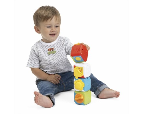 Розвиваюча іграшка Chicco Мультисенсорні кубики Монтессорі 2 в 1 (11857.00)