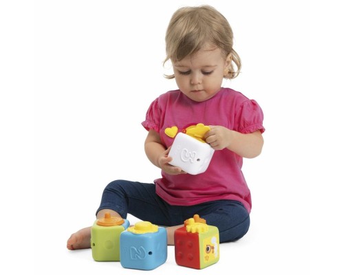 Розвиваюча іграшка Chicco Мультисенсорні кубики Монтессорі 2 в 1 (11857.00)