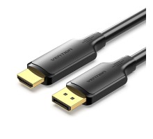 Кабель мультимедійний DisplayPort Male to HDMI-A Male 4K HD Cable 1.8M Black VENTION (HFOBAC)