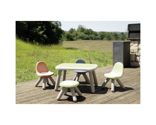 Дитячий стілець Smoby зі спинкою Life терракотово-сірий (7600880122)