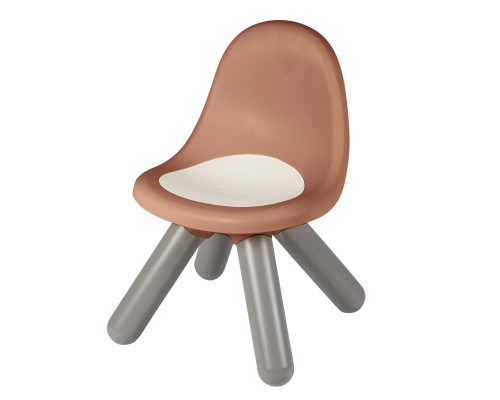 Дитячий стілець Smoby зі спинкою Life терракотово-сірий (7600880122)