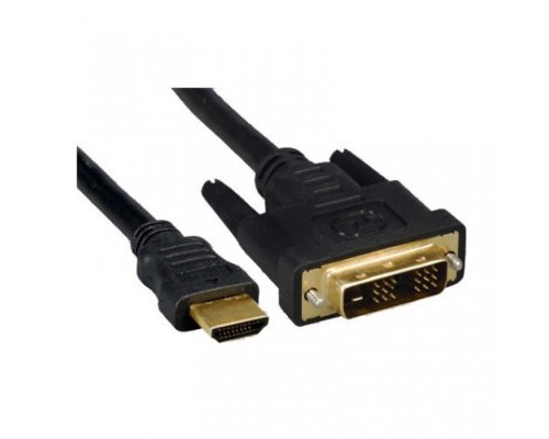 Кабель мультимедійний HDMI to DVI 18+1pin M, 4.5m Cablexpert (CC-HDMI-DVI-15)
