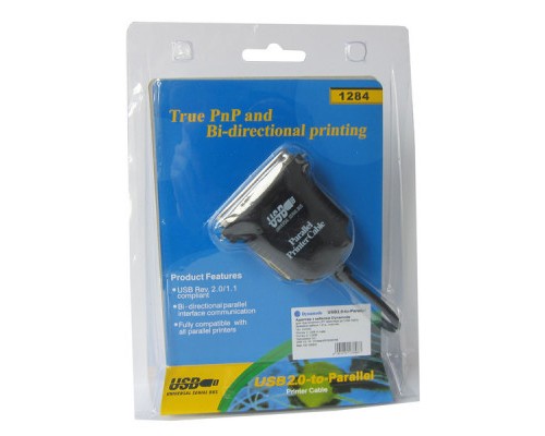 Кабель для передачі даних Dynamode USB to LPT 1.8m (USB2.0-to-Parallel)