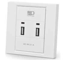 USB розетка REAL-EL Розетка USB (CW-202) 