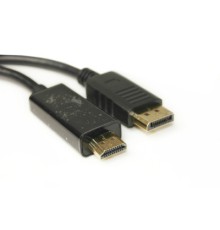 Кабель мультимедійний Display Port to HDMI 1.8m PowerPlant (KD00AS1278)