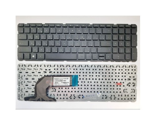 Клавіатура ноутбука HP Pavilion 15-E/Probook 250 G3/255 G2/255 G3 черная без рамки (A43748)