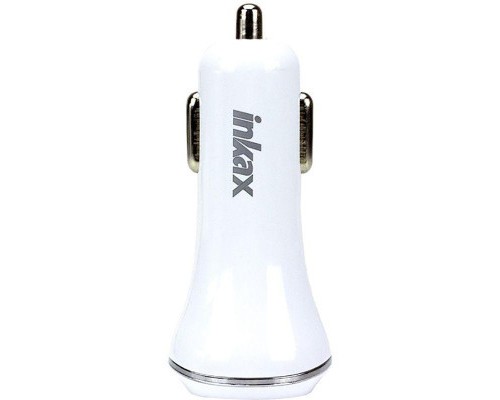 Зарядний пристрій Inkax CD-12 Car charger + Type-C cable 2USB 2.1A White (F_72207)