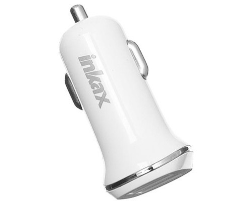 Зарядний пристрій Inkax CD-12 Car charger + Type-C cable 2USB 2.1A White (F_72207)