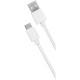 Зарядний пристрій Inkax CD-12 Car charger + Type-C cable 2USB 2.1A White (F_72207)