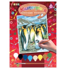 Набір для творчості Sequin Art PAINTING BY NUMBERS JUNIOR Penguins (SA0033)
