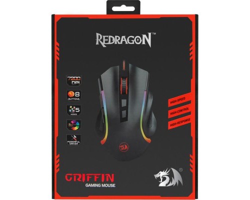 Мишка Redragon Griffin Black (75093)