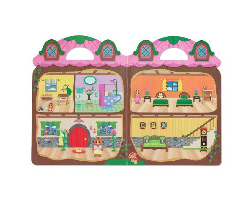 Набір для творчості Melissa&Doug Об'ємні багаторазові наліпки Будиночок бурундуків (MD9101)