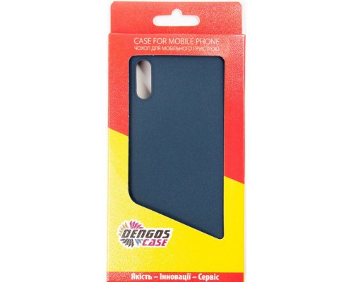 Чохол до мобільного телефона Dengos Carbon Xiaomi Redmi 9A, blue (DG-TPU-CRBN-87) (DG-TPU-CRBN-87)
