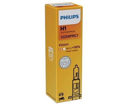 Автолампа Philips галогенова 55W (12258 PR C1)