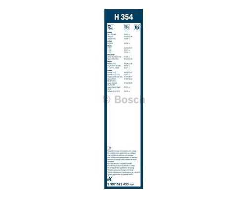 Щітка склоочисника Bosch 3 397 011 433