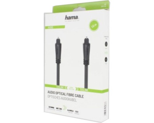 Кабель мультимедійний Optical ODT 1.5m Black Hama (00205134)