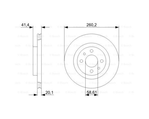 Гальмівний диск Bosch 0 986 479 346