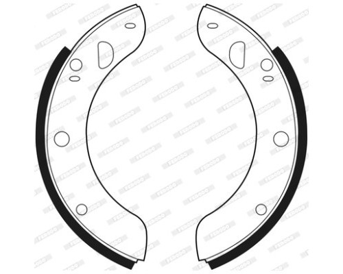 Гальмівні колодки FERODO FSB374R