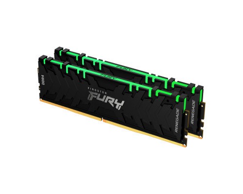 Модуль пам'яті для комп'ютера DDR4 16GB 3200 MHz Fury Renegade RGB Kingston Fury (ex.HyperX) (KF432C16RBAK2/16)