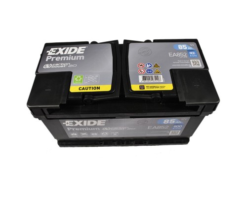 Акумулятор автомобільний EXIDE PREMIUM 85A (EA852)
