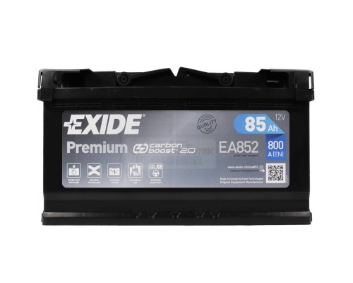 Акумулятор автомобільний EXIDE PREMIUM 85A (EA852)