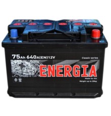Акумулятор автомобільний ENERGIA 75Аh (000022388)