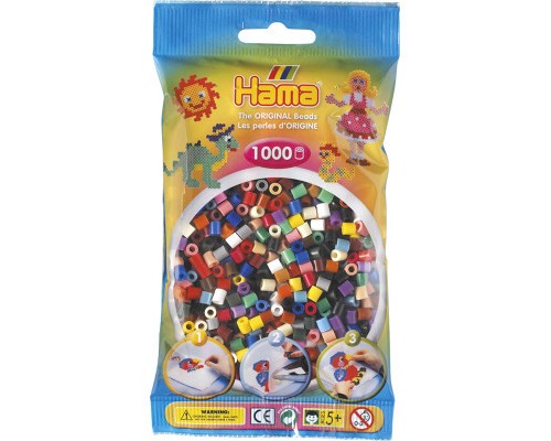 Набір для творчості Hama кольорових намистин 1000 шт термомозаіка (207-67)
