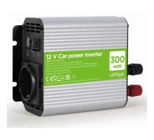 Автомобільний інвертор EnerGenie 12V/220V 300 Вт (EG-PWC300-01) 