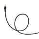 Дата кабель USB 2.0 AM to Type-C 1.0m spiral black ColorWay (CW-CBUC051-BK)